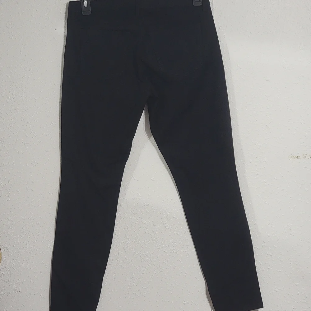 Banana Republic Sloan Black Ankle Pants Stretch Career NWOT Size 6 - Picture 2 of 5